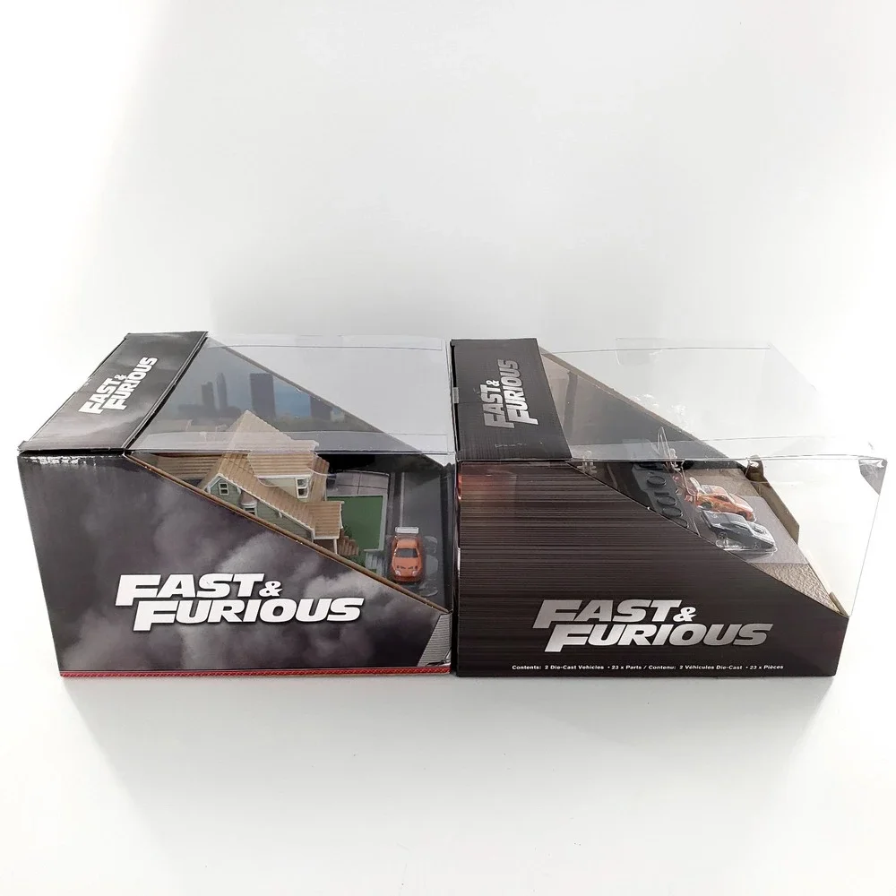 Jada Nano Scene Fast & Furious Lot Of 2 Toretto House & Final Race Diorama New